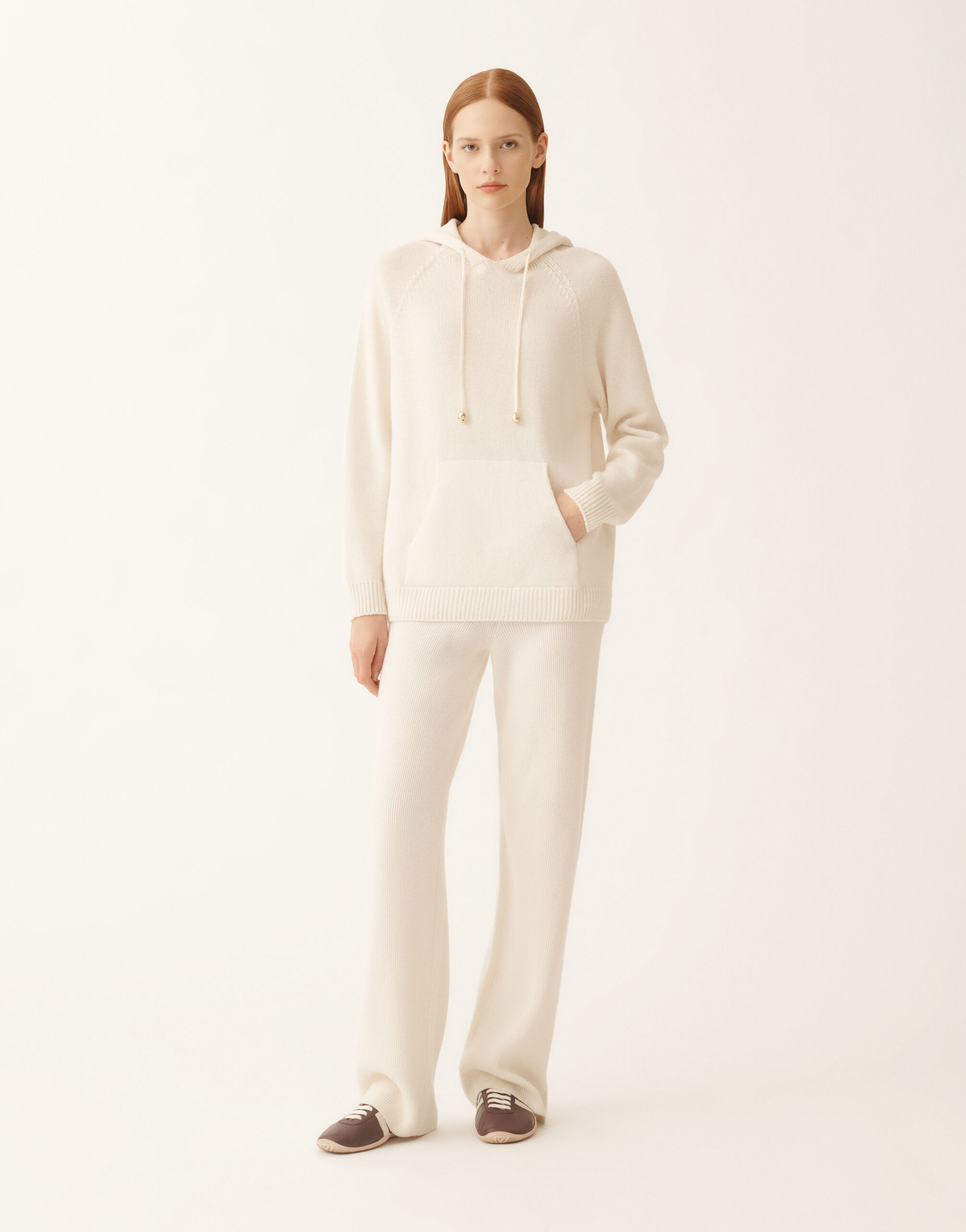 Fabiana Filippi Sweatshirt in Platinum, raffia White MAD225F464N1280000
