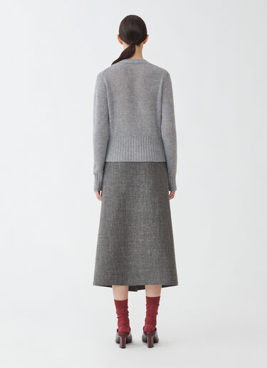 Fabiana Filippi Brushed cashmere cropped cardigan, melange rock MELANGE ROCK MAD264F038N9000000