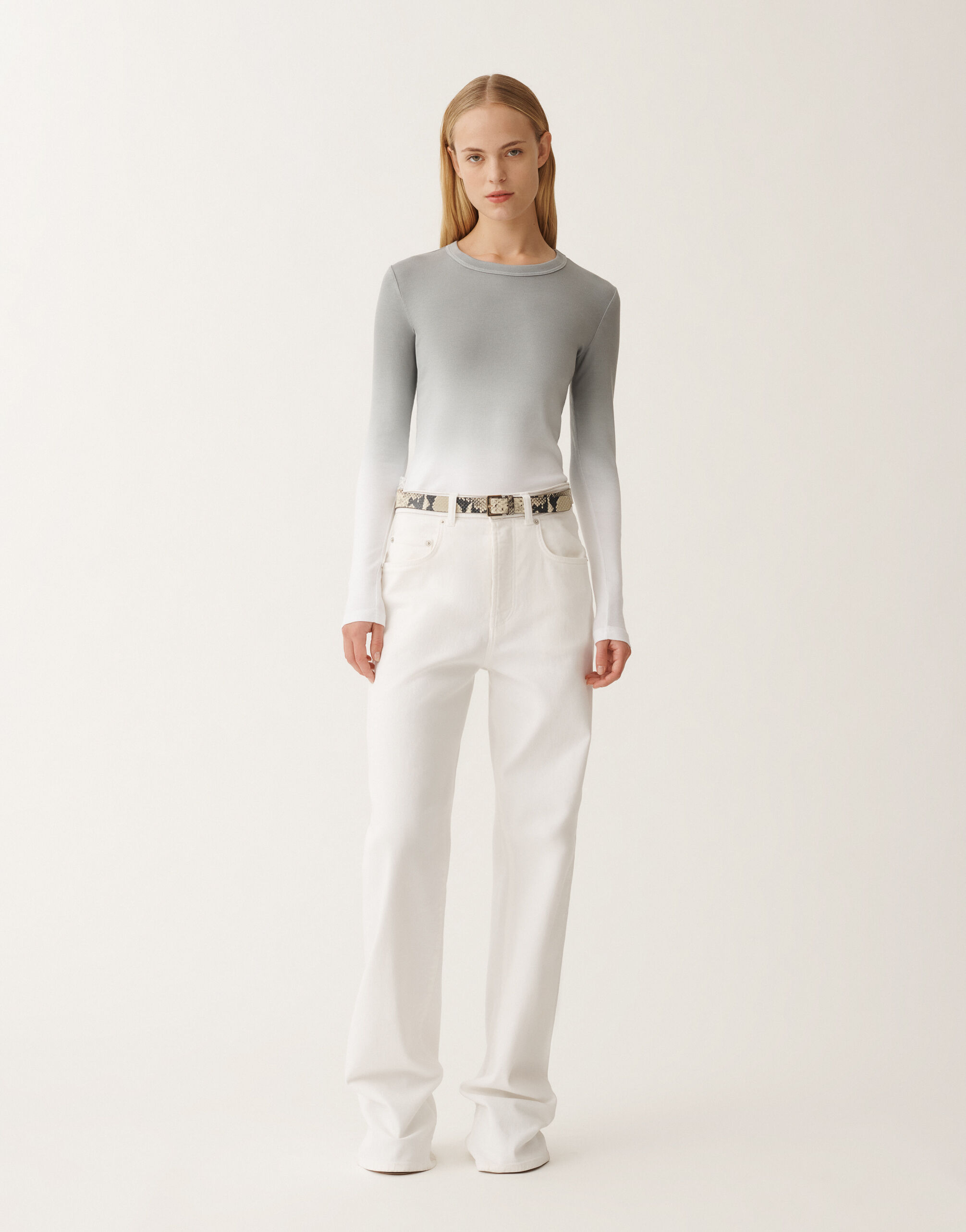 Tシャツ・カットソー FABIANA FILIPPI Fabiana Filippi T-shirts and Polos Grey Grey Cotton t-shirt Fabiana Filippi - Vitkac France