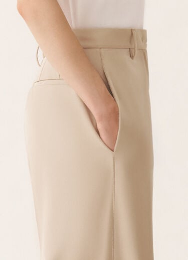 Fabiana Filippi Pantalone Spoleto in Techno-Tailoring, Nude Nude PAD266F307L7640000