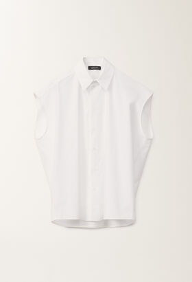 Fabiana Filippi Camicia in popeline, bianco ottico BIANCO CAD265F337D6500000