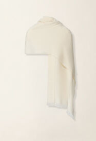 Fabiana Filippi Sciarpa in lana e cashmere con lurex, burro Burro SAD216A874M5260000