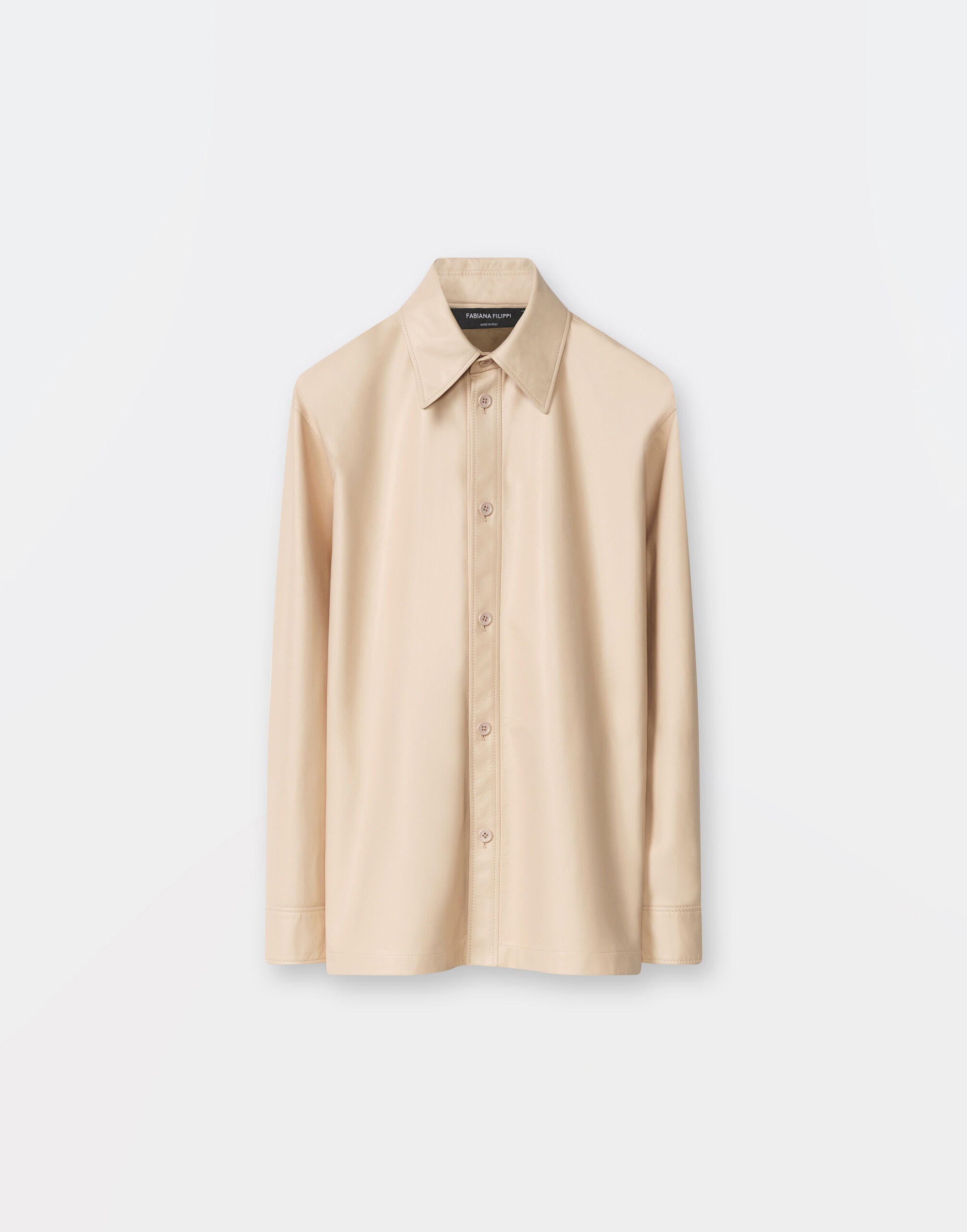 Camicia in nappa cipria Abbigliamento per Donna Fabiana Filippi