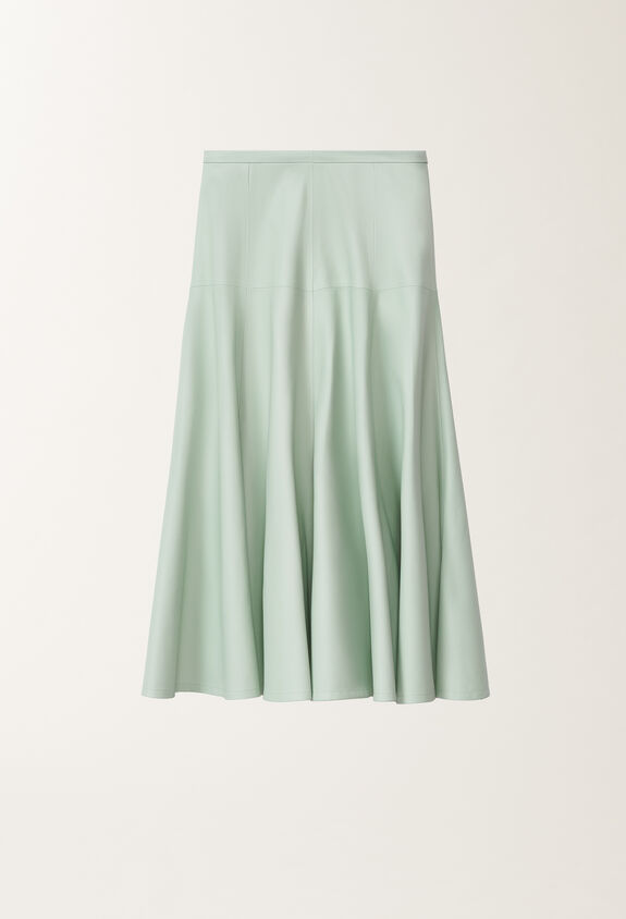 Fabiana Filippi Jupe en cuir nappa, vert d’eau VERT EAU PLD275F840D7510000