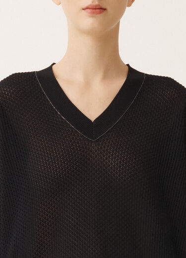 Fabiana Filippi Maglia in cotone organico, blu notte BLU NOTTE MAD275F546L3340000