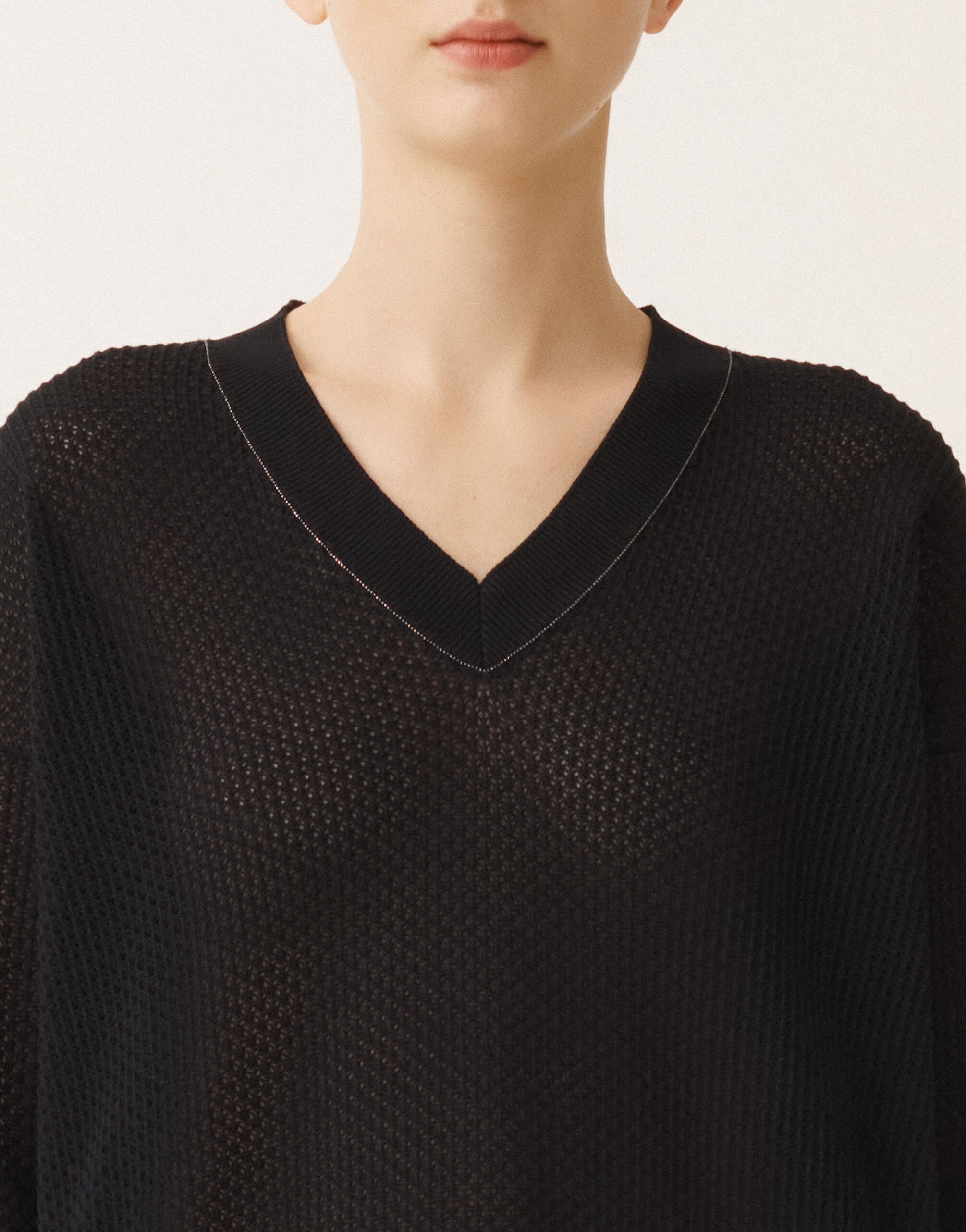 Fabiana Filippi Maglia in cotone organico, blu notte BLU NOTTE MAD275F546L3340000