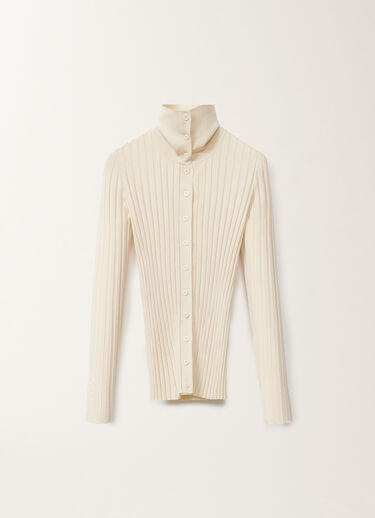 Fabiana Filippi Viscose sweater, putty WHITE MAD265F058D6550000
