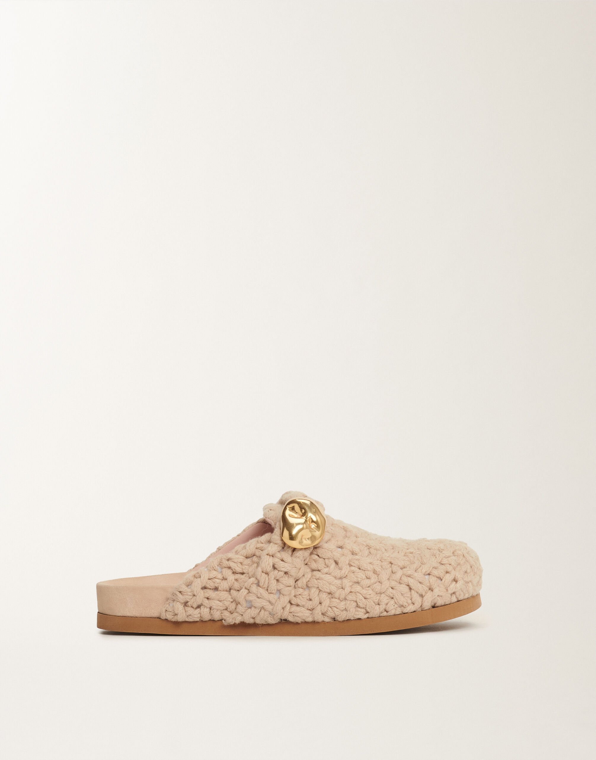 Fabiana Filippi Mule de camello, albino MARRÓN ASD215A806L8110000