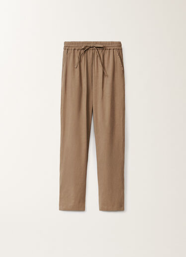 Fabiana Filippi Hose aus Stretch-Leinen-Viskose, taupe TAUPE PADC02F410H5490000