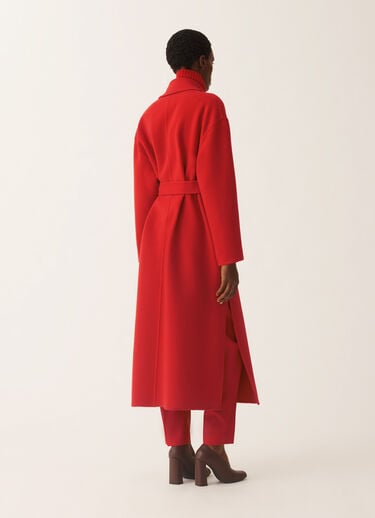 Fabiana Filippi Double-faced wool and cashmere coat, lacquer Red CTD225F680L6390000