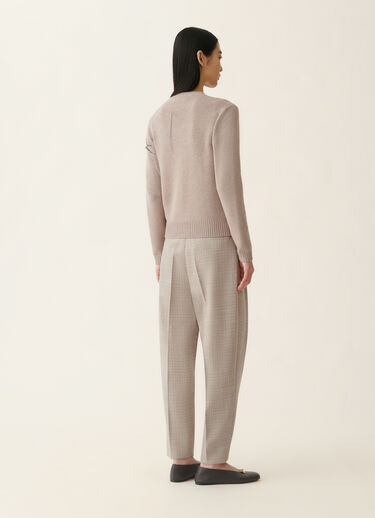 Cardigan in Platinum, moka meringa Fabiana Filippi Cardigan in Platinum, moka meringa Moka meringa MAD216F025M2870000