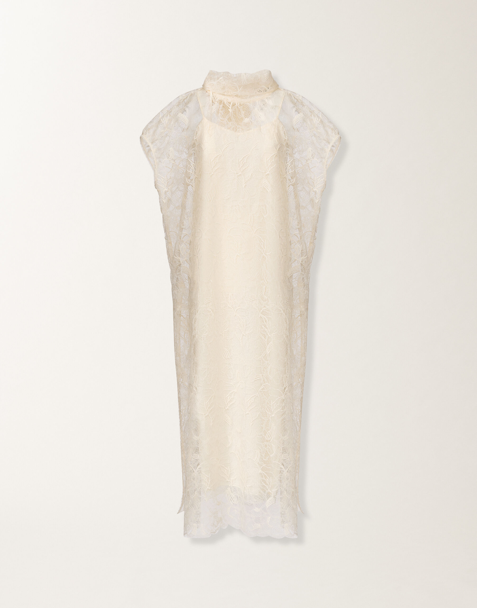 Fabiana Filippi Lace dress, butter BUTTER ABD276F638D9710000