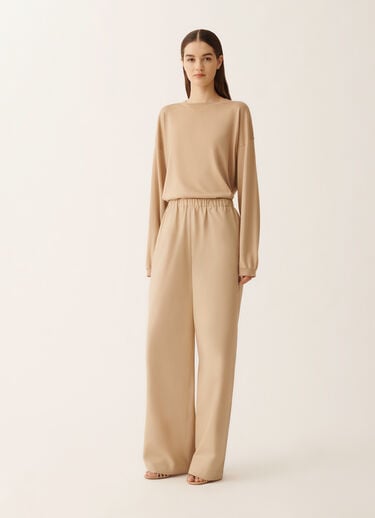 Fabiana Filippi Trevi pants in poplin, maple ACER PAD266F456L5820000