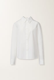 Fabiana Filippi Shirt in poplin, optic white White CAD225F782D6500000