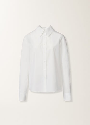 Fabiana Filippi Shirt in poplin, optic white White CAD225F782D6500000