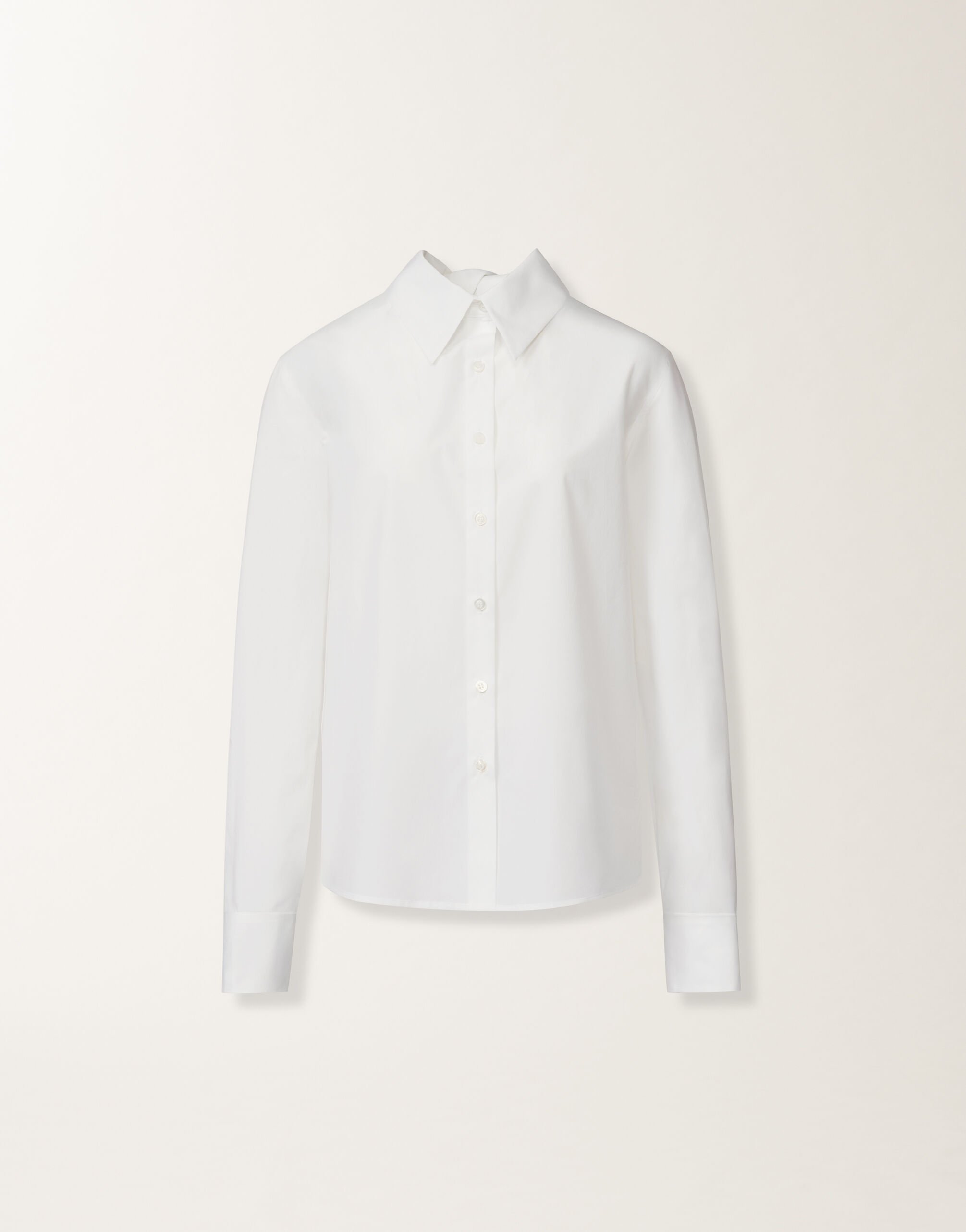 Fabiana Filippi Shirt in poplin, optic white White CAD225F782D6500000