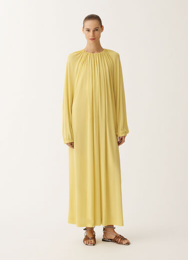 Fabiana Filippi Kleid aus Jersey in Viskose, zederfarben GELB ABD265F189D8060000