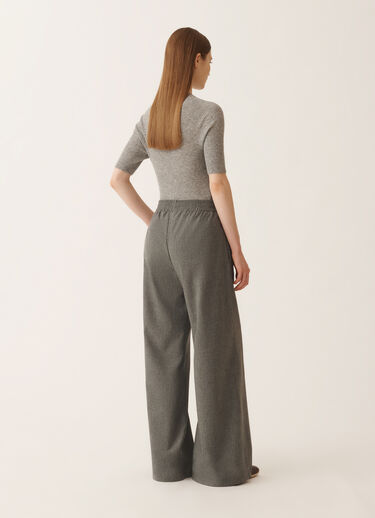 Fabiana Filippi Pantalon Amelia en flanelle, rock Gris PAD225F291D1860000
