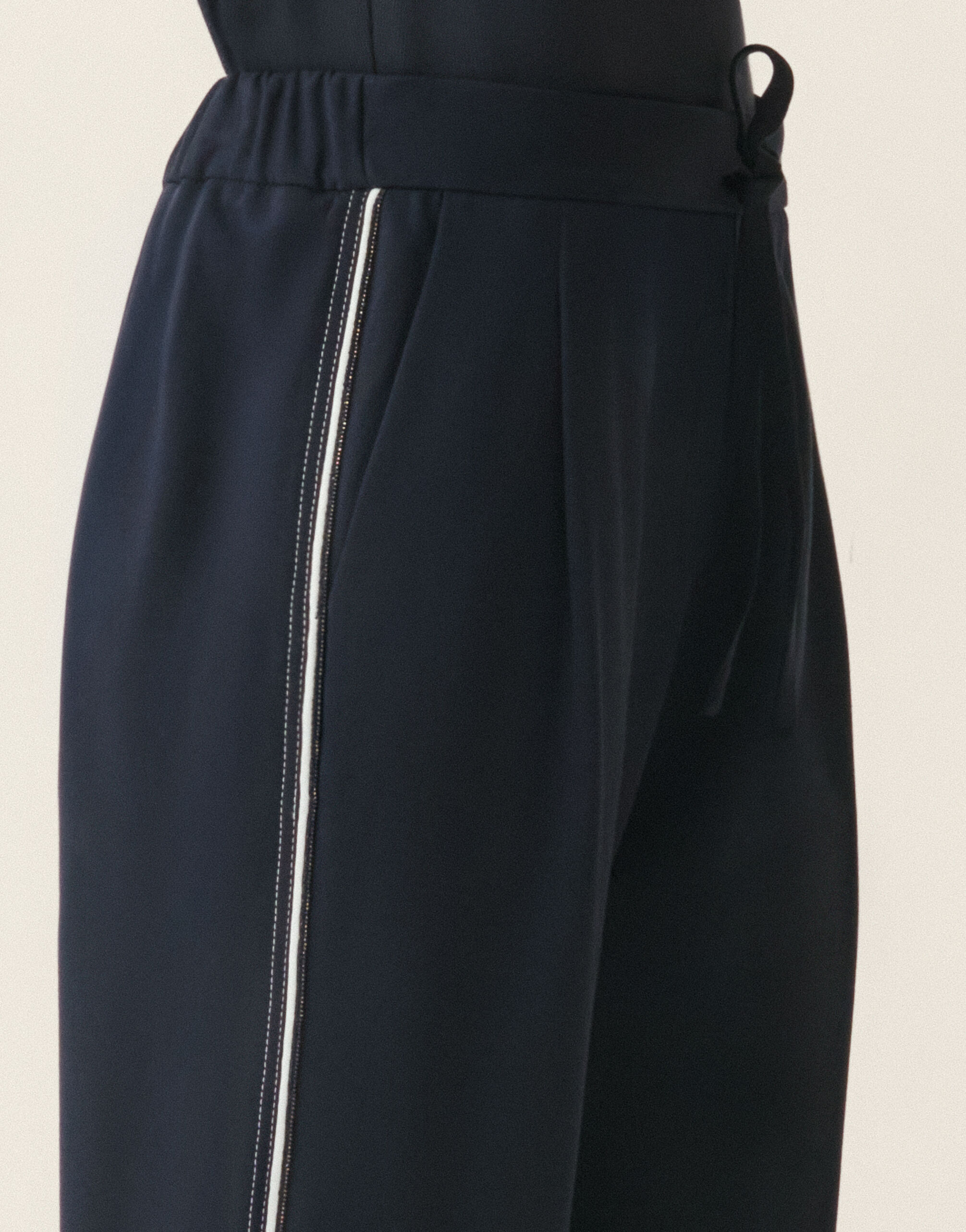 Fabiana Filippi Pantalon jogging Spello en jersey point Milano, bleu nuit Bleu nuit PAD216F366M3100000