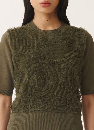 Fabiana Filippi Pullover aus Leinen, grasgrün GRÜN MAD275F539L3480000
