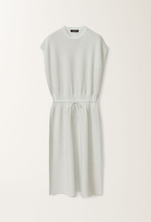 Fabiana Filippi Cotton dress with lurex, aqua green AQUAGREEN ABD275F625L2330000