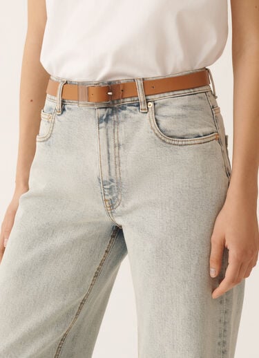 Fabiana Filippi Calf leather belt, leather Brown AAD266A860M0260000