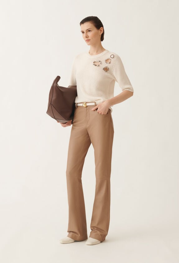Fabiana Filippi Platinum sweater, raffia WHITE MAD215F490L5370000