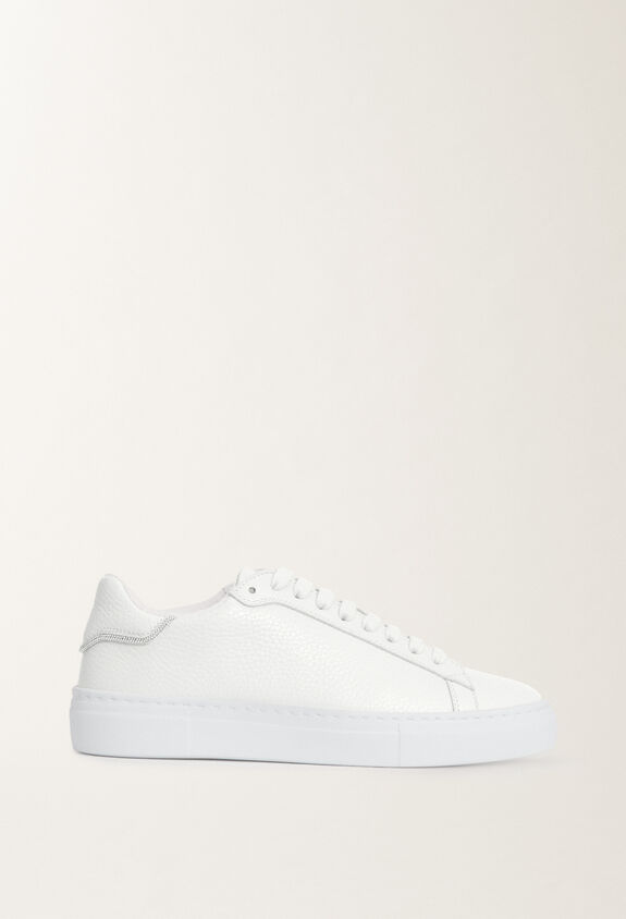 Fabiana Filippi Baskets Dalila en cuir, blanc blanc ASD264A921I3520000