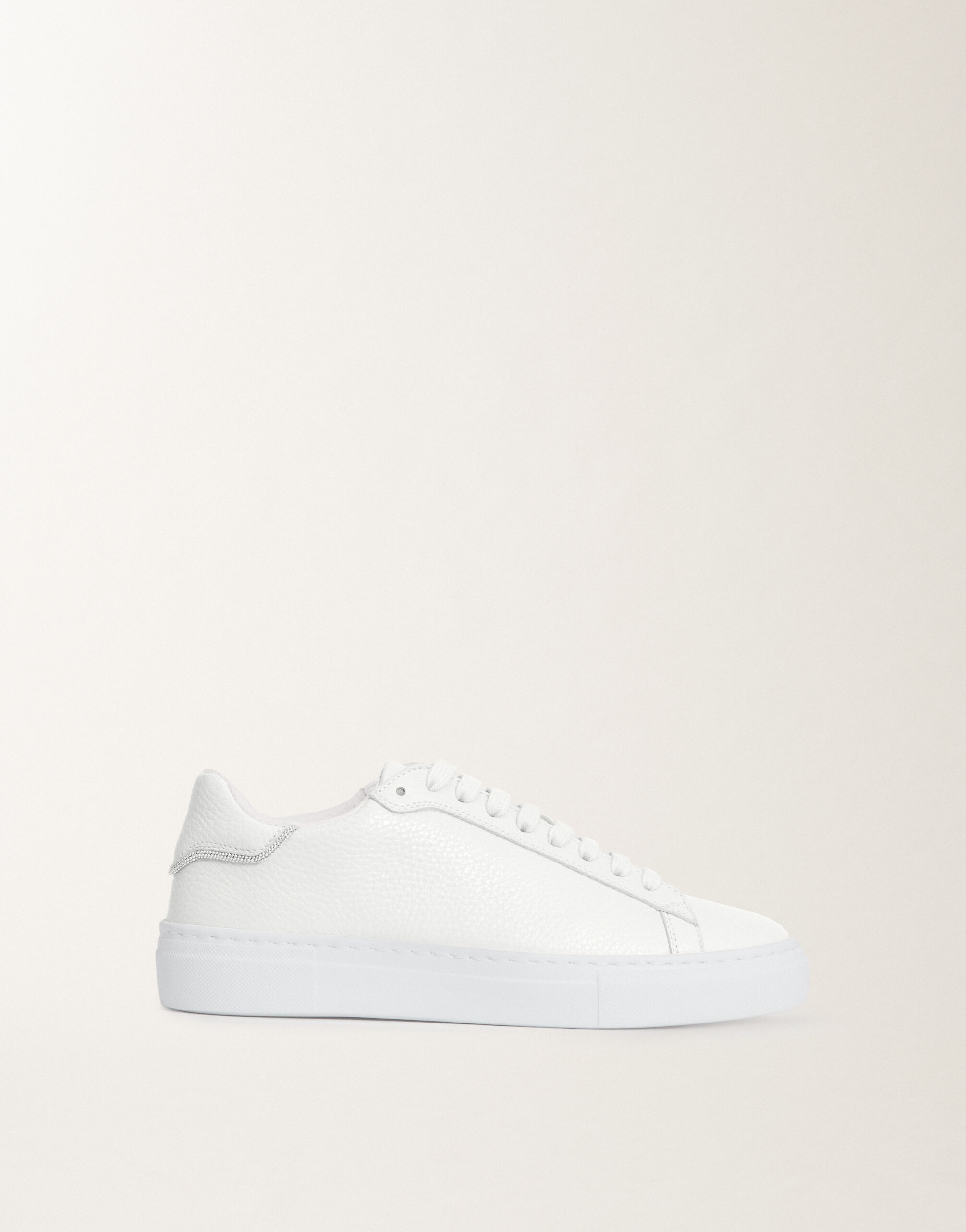 Fabiana Filippi Sneaker Dalila aus Leder, Weiß Weiß ASD264A921I3520000
