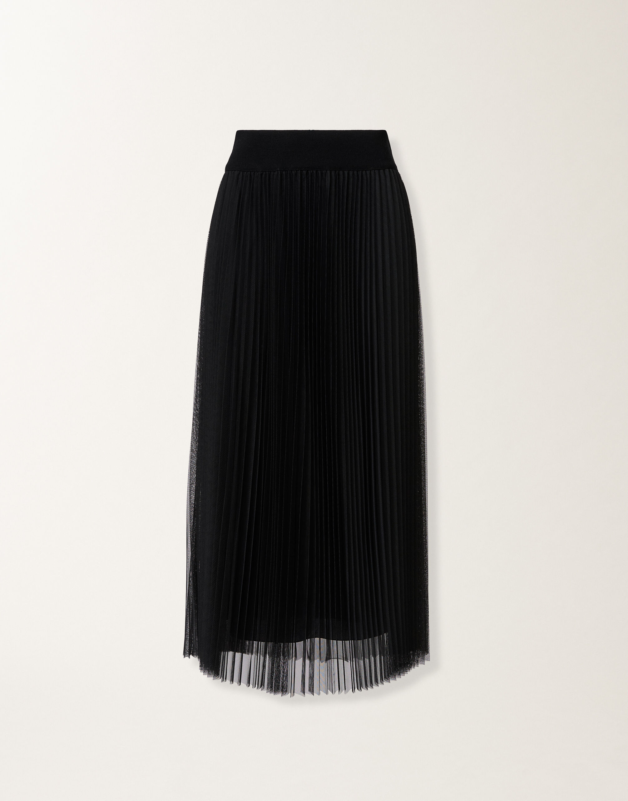 Fabiana Filippi Gonna ampia in tulle, nero Nero GND215F426L5480000