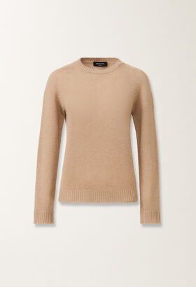 Fabiana Filippi Cashmere and silk sweater, beech BROWN MAD215F012N9000000