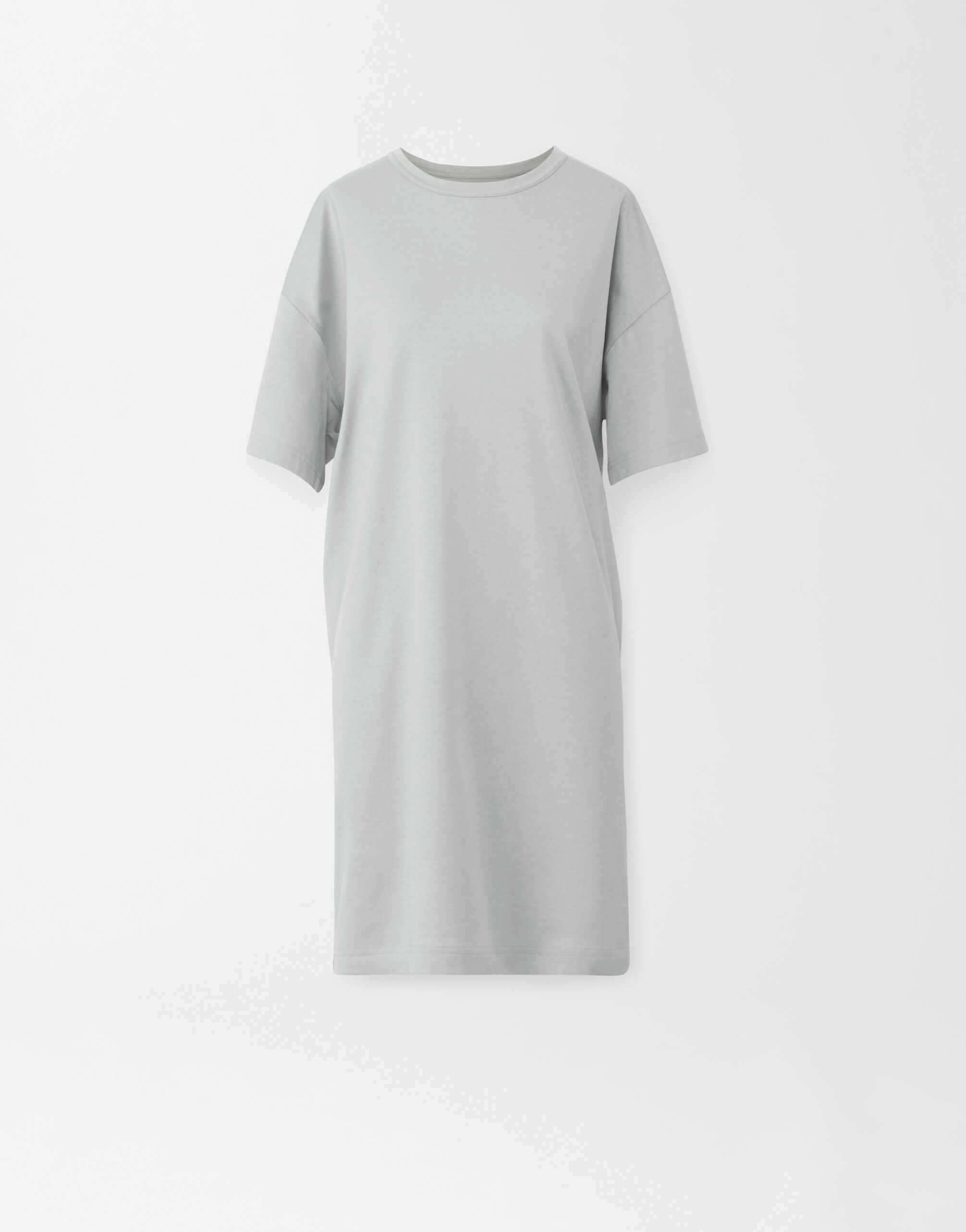 Fabiana Filippi Abito maxi T-shirt in jersey, grigio chiaro ABD274F499H4800000