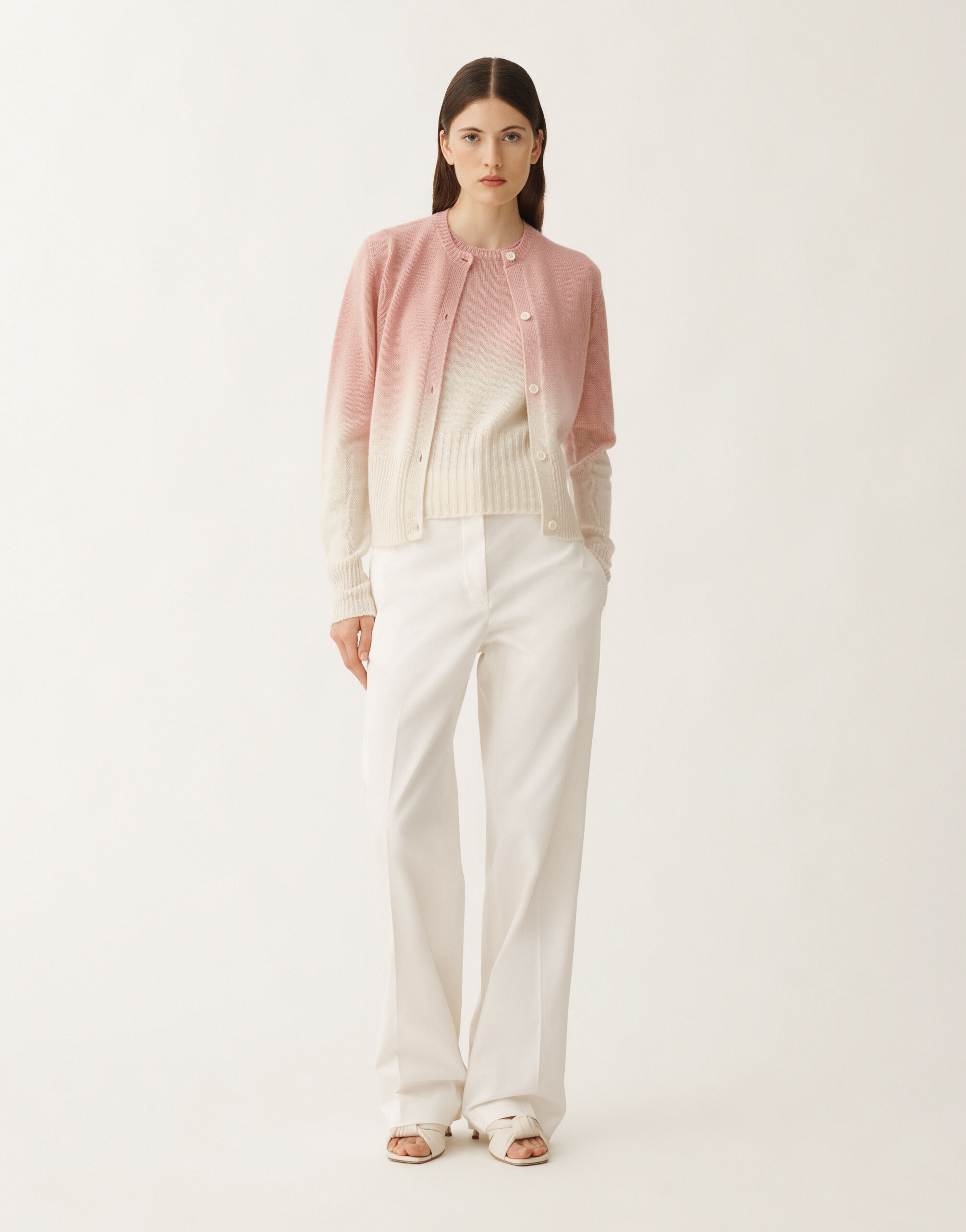 Fabiana Filippi Gradient platinum vest top, blush PINK MAD265F105L1600000