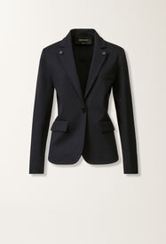 Fabiana Filippi Veste en jersey, bleu nuit BLEU GCD215F201D8530000