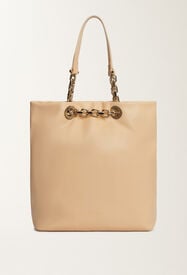 Fabiana Filippi Bolso shopper Eyelet de napa, cuerda BEIGE BGD215A900L8020000