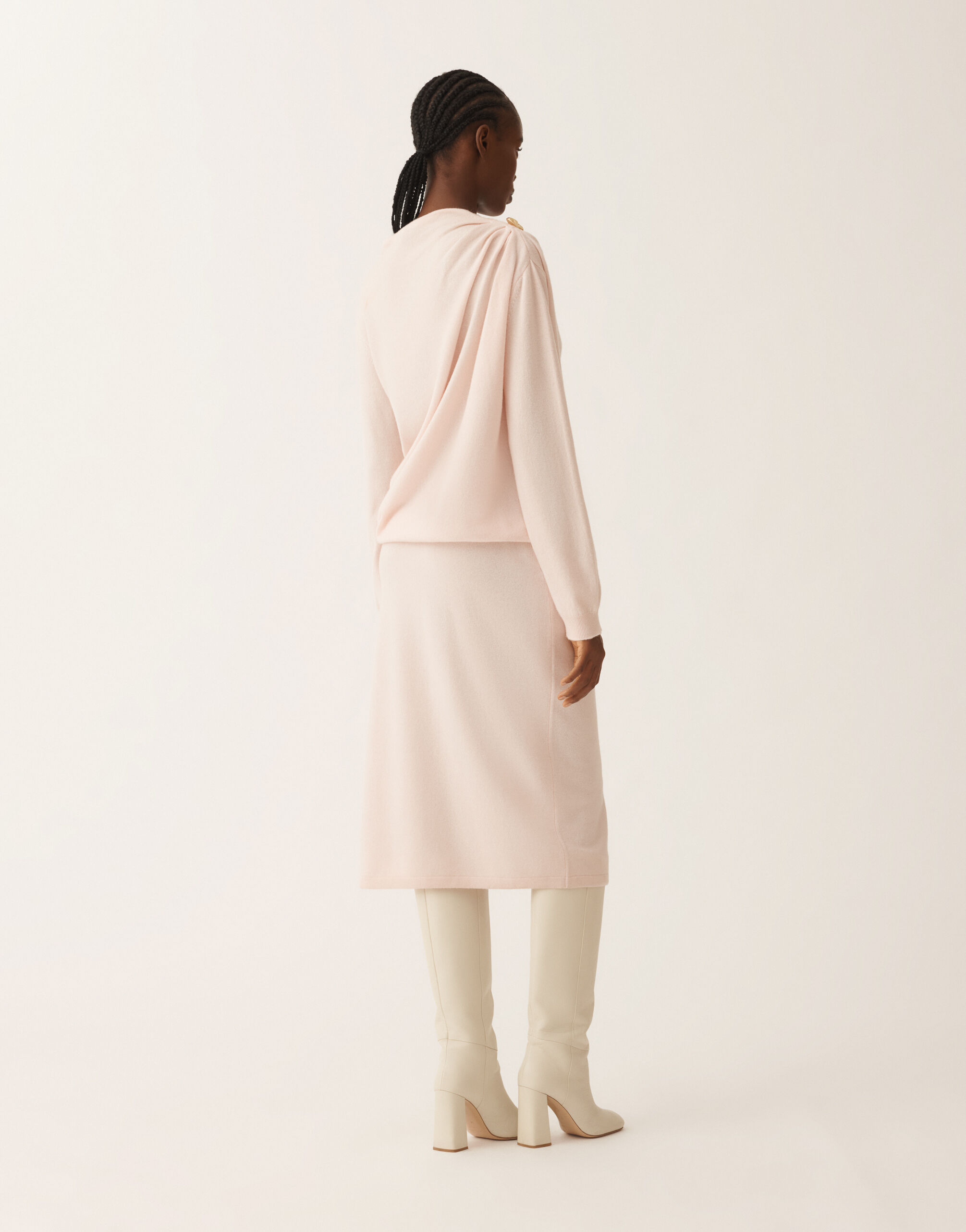 Fabiana Filippi Dress in Platinum, quartz pink Pink ABD225F618N1280000