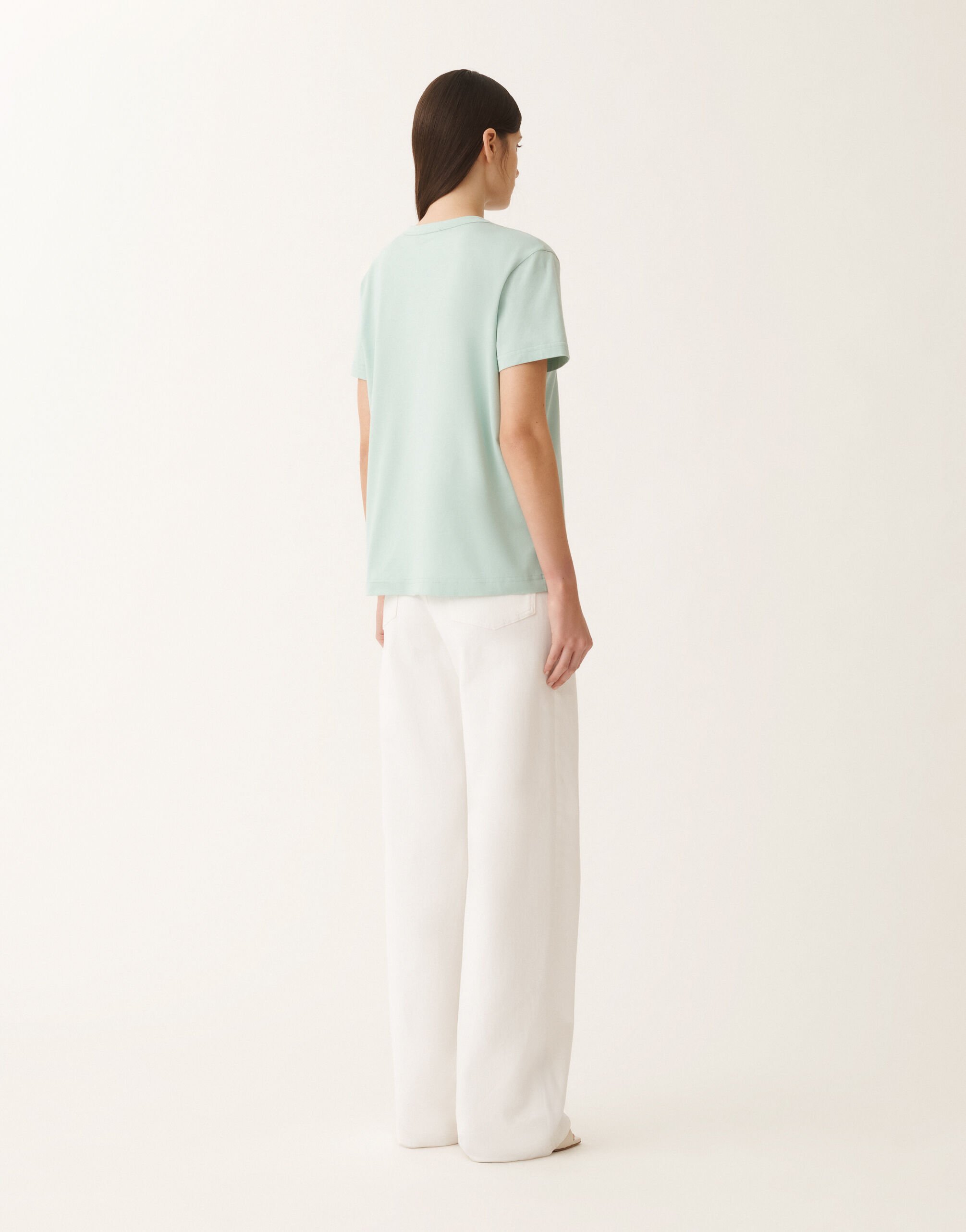 Fabiana Filippi Jersey T-shirt, aqua green AQUAGREEN JED265F278L1890000