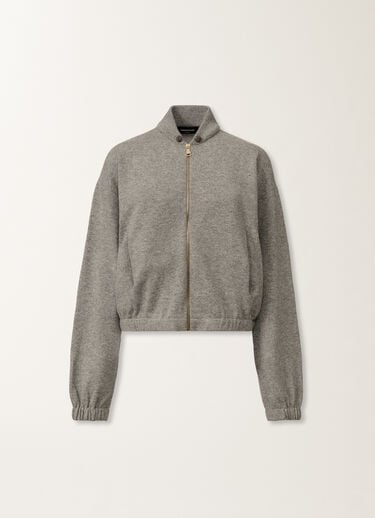 Fabiana Filippi Bomberjacke aus Platinum, felsgrau Grau MAD215F045L5170000