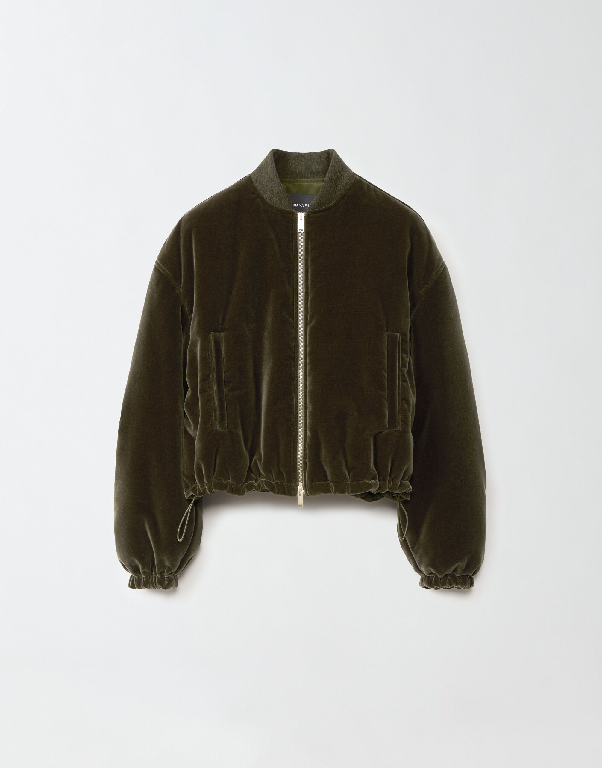 Bomber en velours loden pour Femme Fabiana Filippi