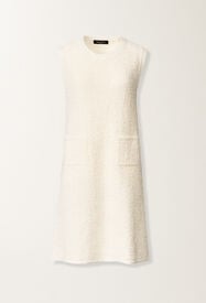 Fabiana Filippi Cotton tweed dress with sequins, butter BUTTER ABD276F684M2250000