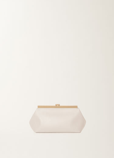 Fabiana Filippi Nappa leather clutch, butter BUTTER BGD265A849L2120000