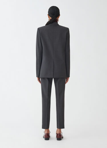 Fabiana Filippi Cool wool double-breasted jacket, charcoal CHARCOAL GCD264F162D6200000