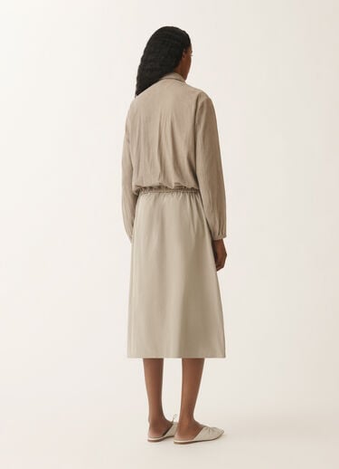 Fabiana Filippi Pleated suede bomber jacket, clay CLAY PLD275F708L4100000