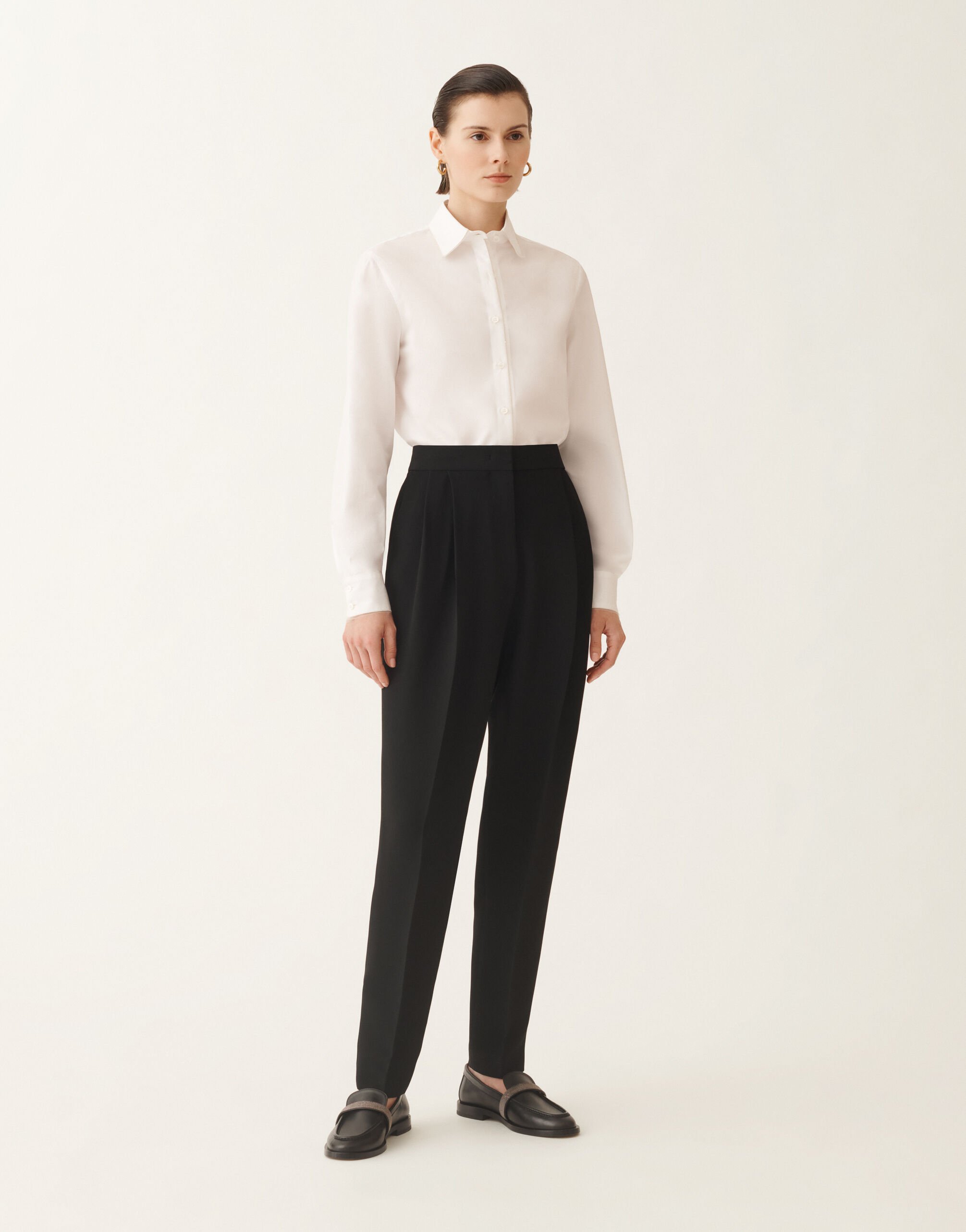 Fabiana Filippi Cady trousers, black BLACK PAD215F358D8700000
