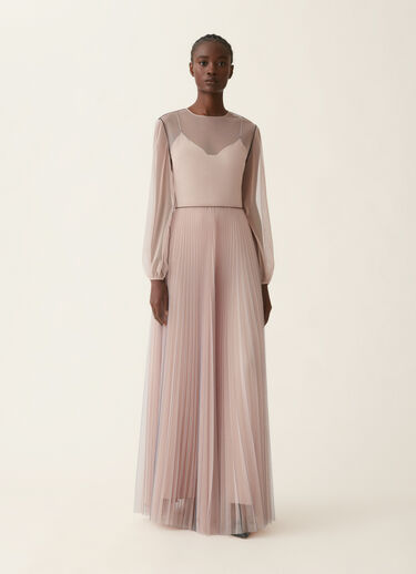 Robe longue en tulle, cachà Fabiana Filippi Robe longue en tulle, cachà Cachà ABD216F127M3440000