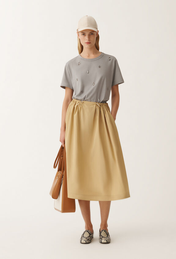 Fabiana Filippi Jersey T-shirt, ash GREY JED265F278L2270000