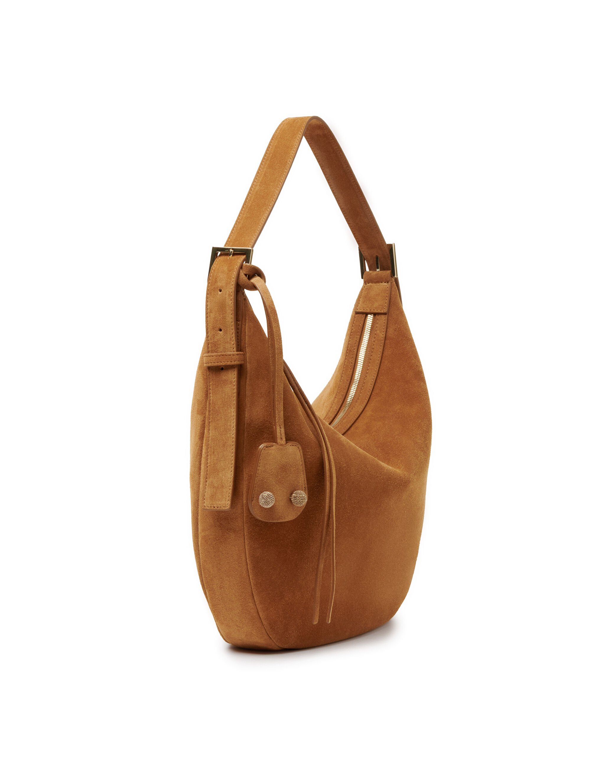 Fabiana Filippi Suede and wicker hobo bag Brown BGD266A803M0050000