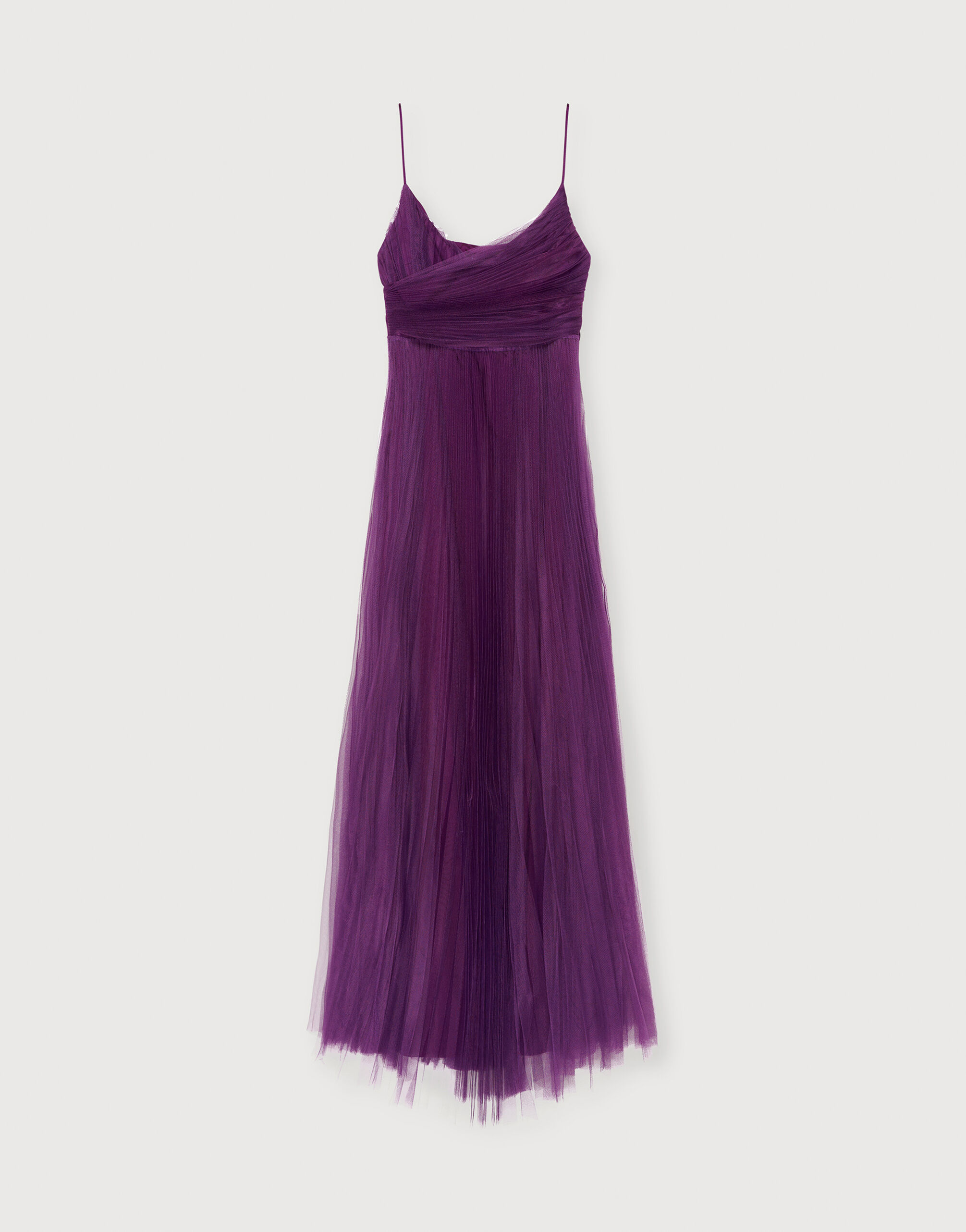 Pleated tulle dress, purple Dresses for Women | Fabiana Filippi®