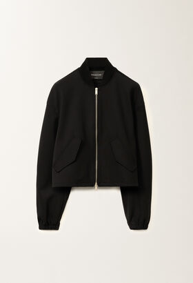 Fabiana Filippi Scuba windbreaker, black VANILLA GCD275F677D7870000