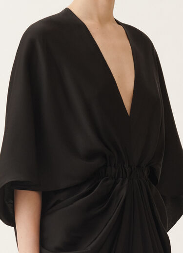 Fabiana Filippi Dress in enver satin, black Black ABD225F625D9020000
